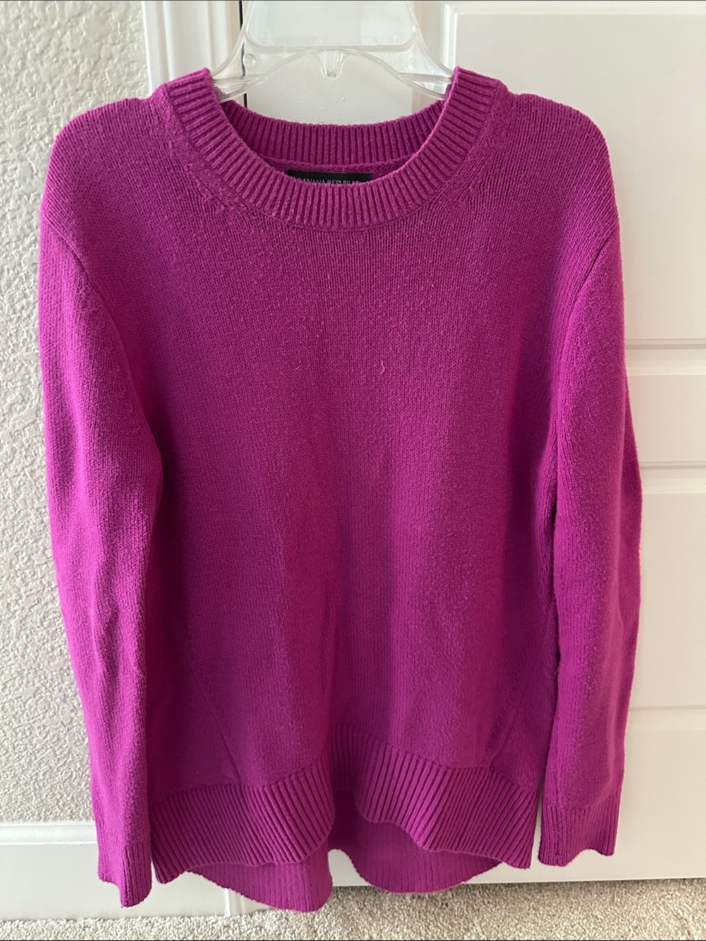 Banana Republic Fuchsia Crewneck Sweater